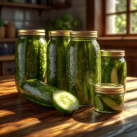 Соленые огурцы в банках, как бочковые - Очень хрустящие!
